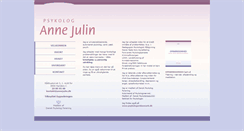 Desktop Screenshot of annejulin.dk