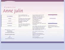 Tablet Screenshot of annejulin.dk